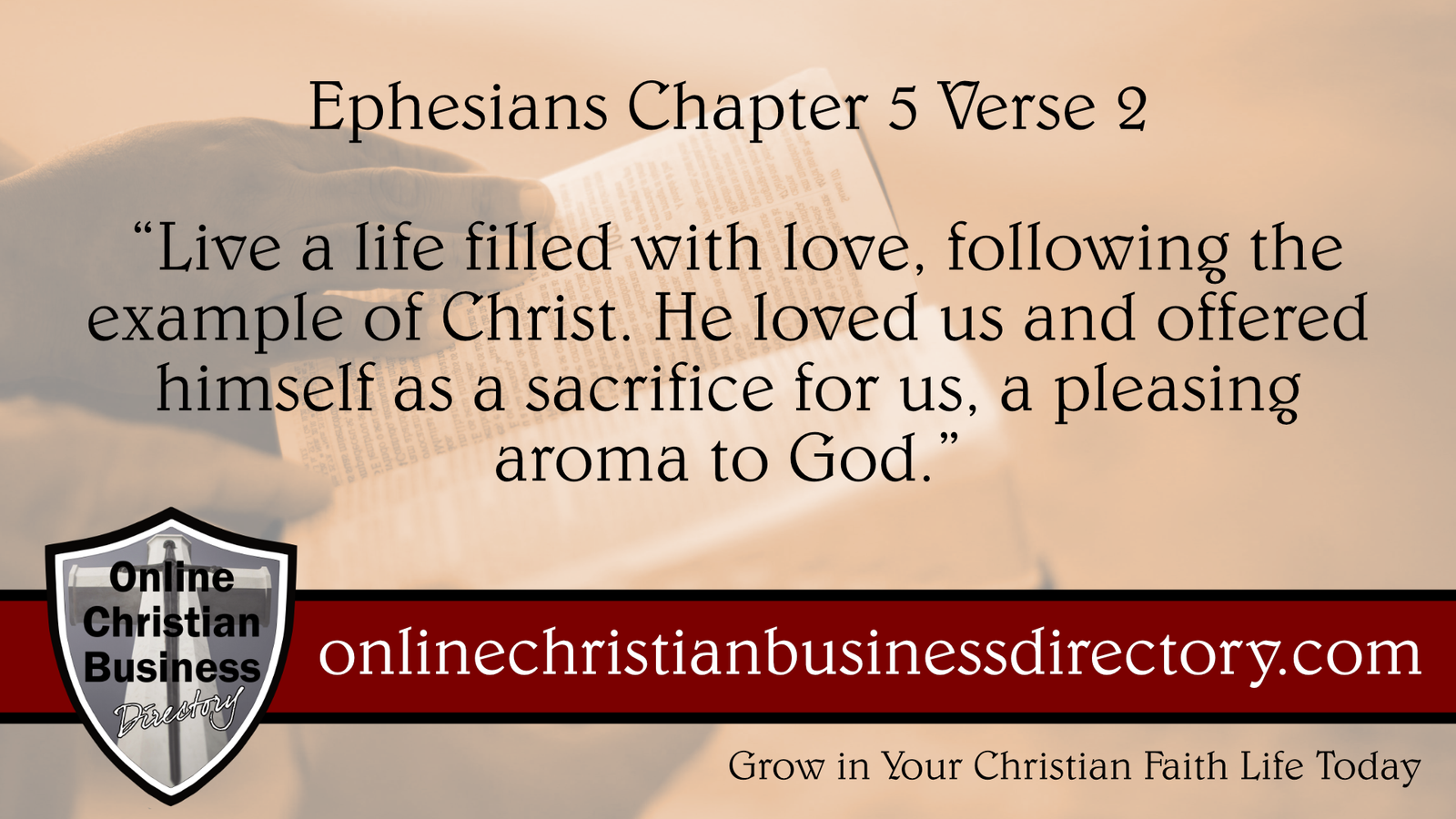 Ephesians Chapter 5 Verse 2