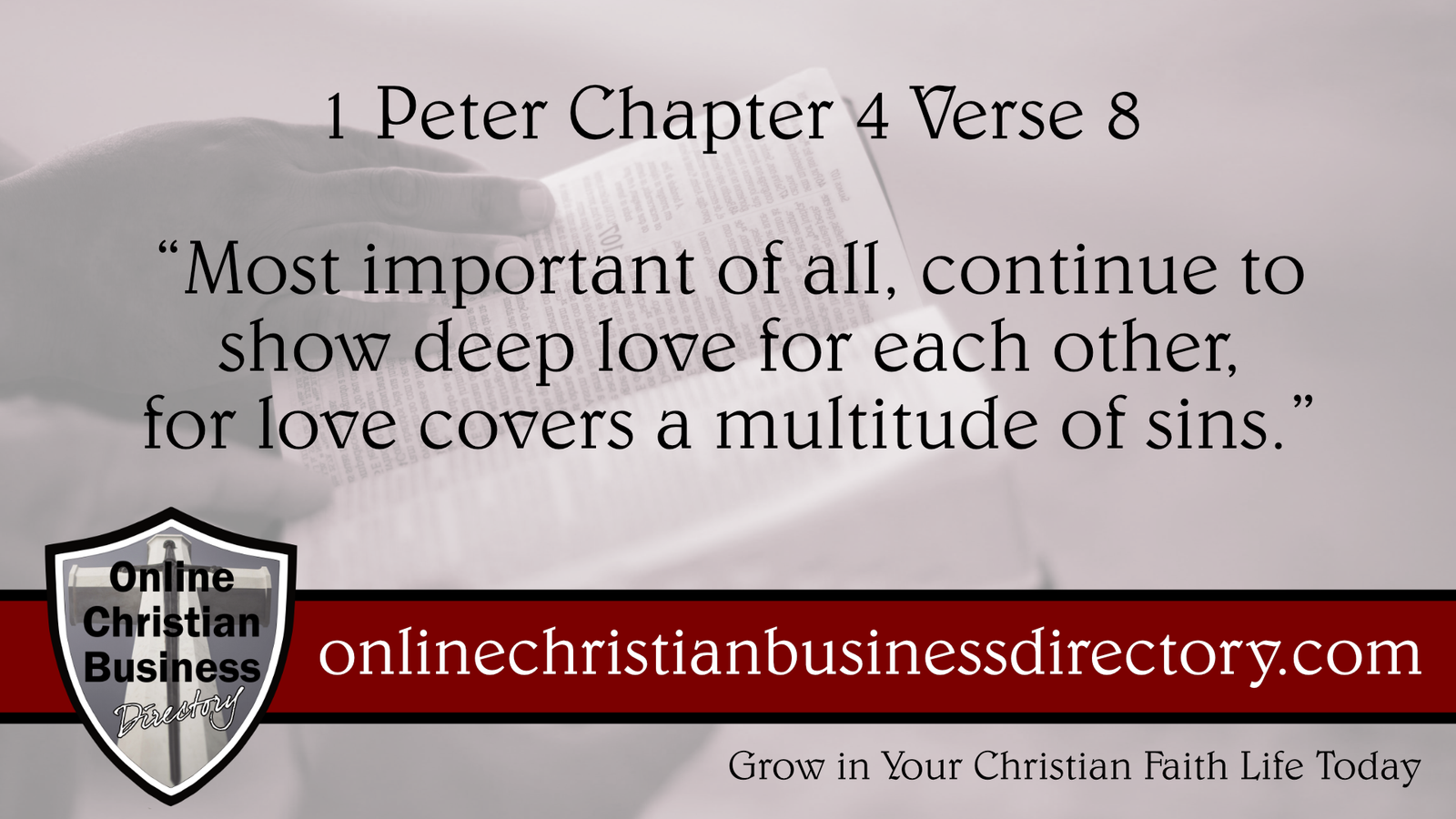 1 Peter Chapter 4 Verse 8